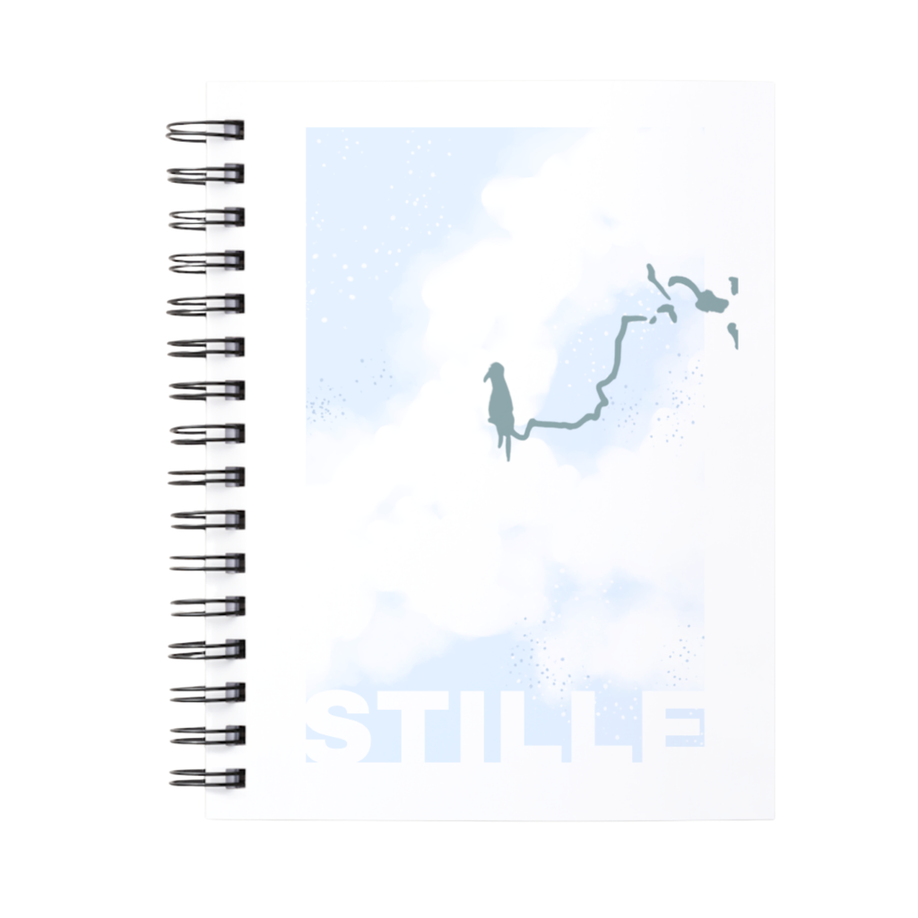 Stille Notatbok med to postkort