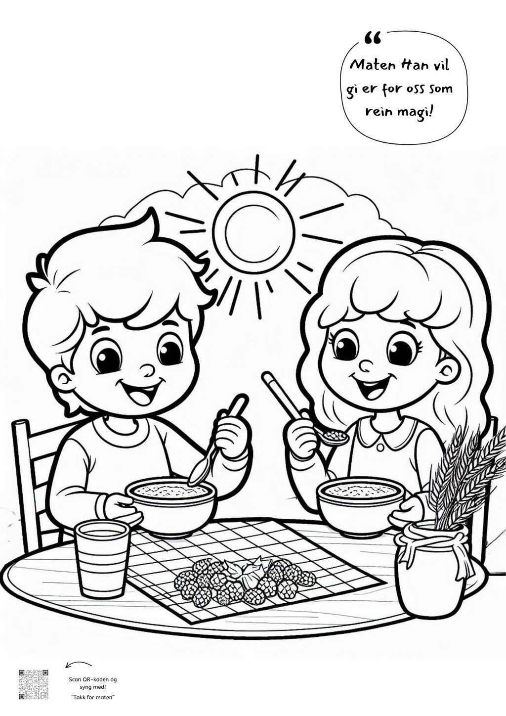 Fargeblokk for barn - Glimt av paradis