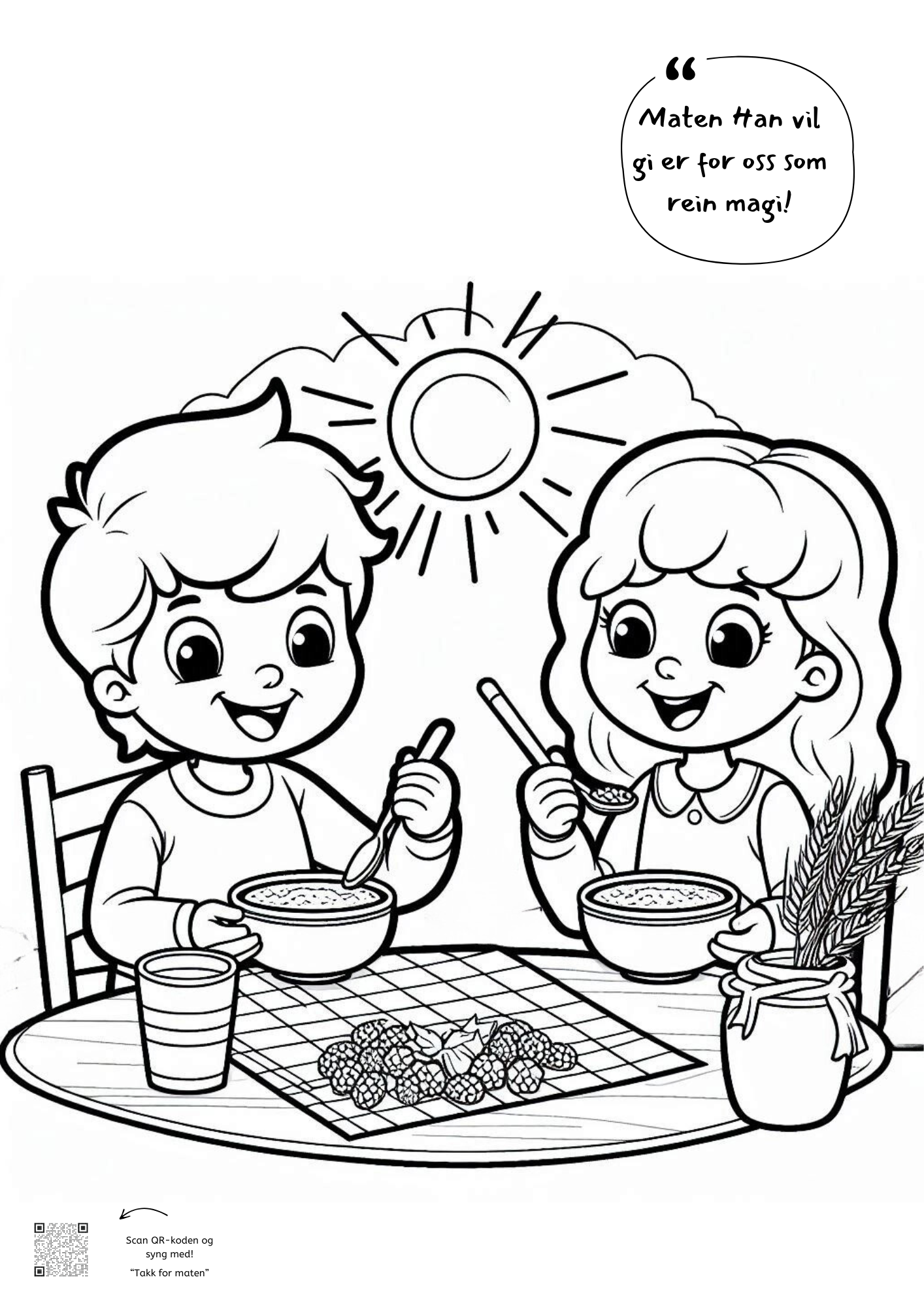 Fargeblokk for barn - Glimt av paradis